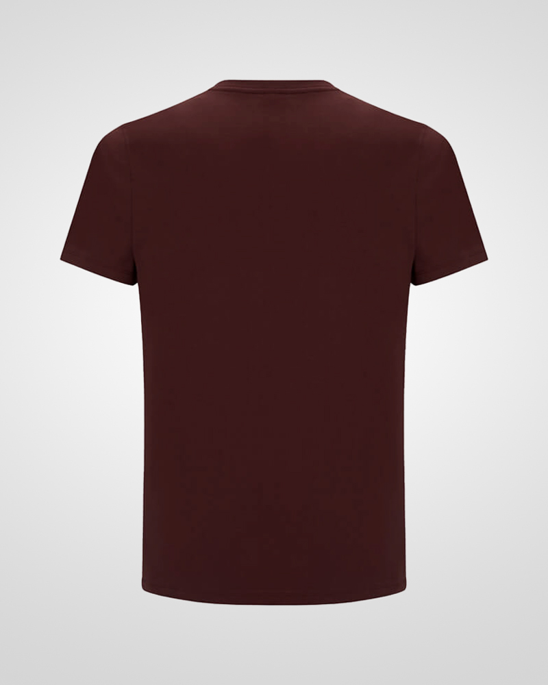 Handbal T-shirt Simple Burgundy achterkant